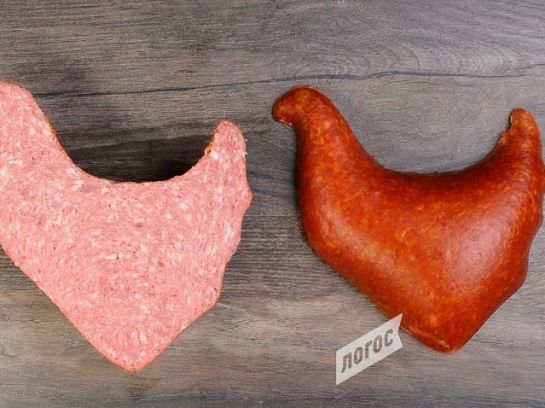 Для фасовки в розницу  лучше разрезать продукт по шву оболочки. Небольшой вес больше востребован потребителем